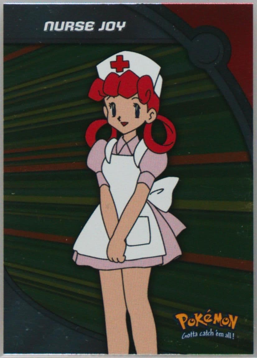 Nurse Joy Foil (HV16) 2000 Topps Pokemon TV Animation Series 3 Heroes & Villains
