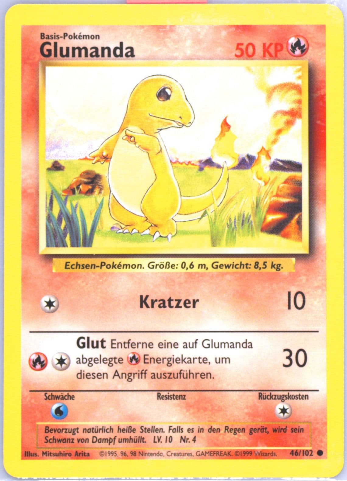 Glumanda (46) 1999 Pokemon German