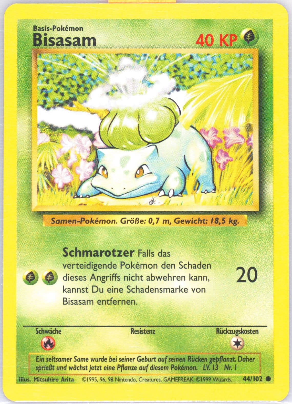 Bisasam (44) 1999 Pokemon German