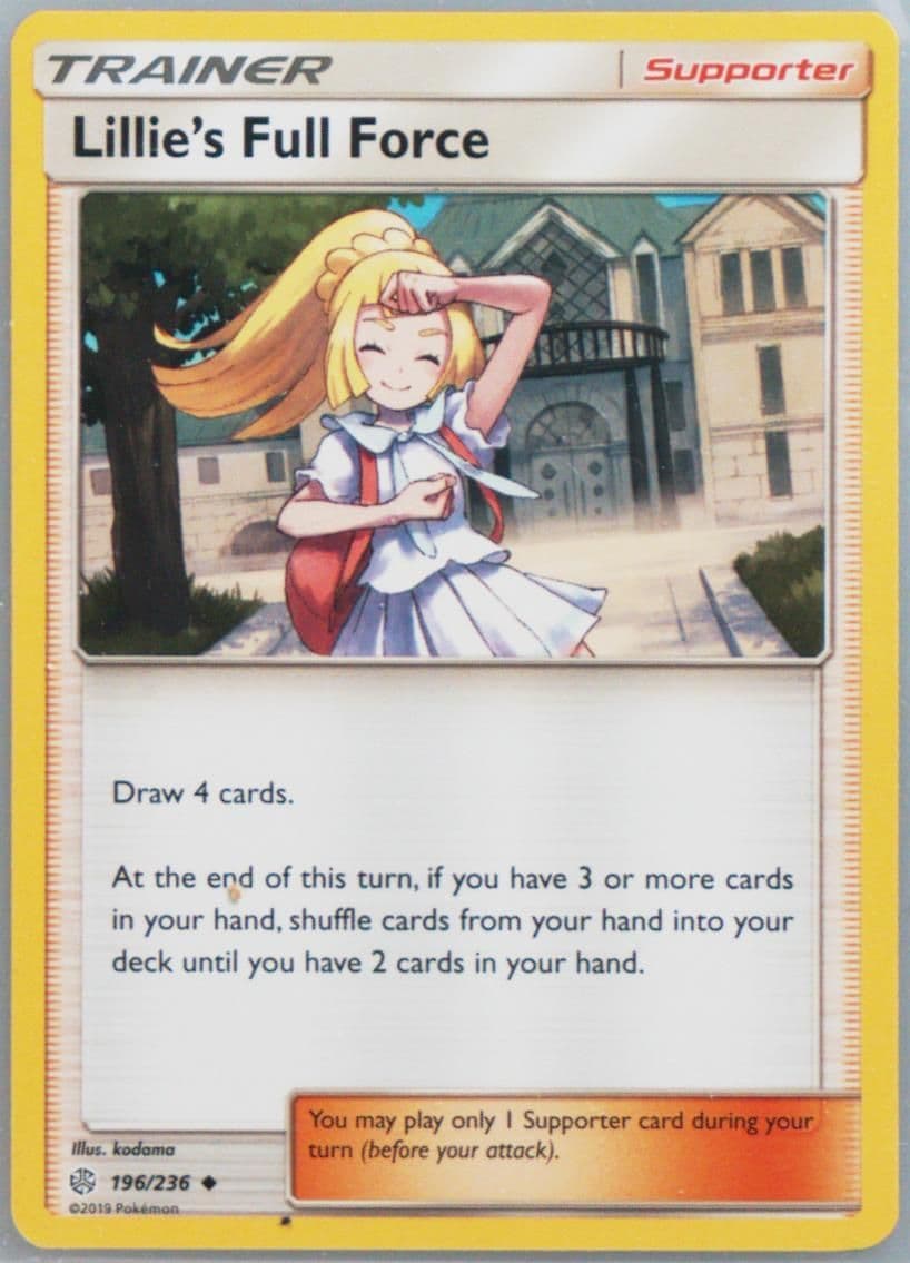 Lillie's Full Force (196) 2019 Pokemon Sun & Moon Cosmic Eclipse