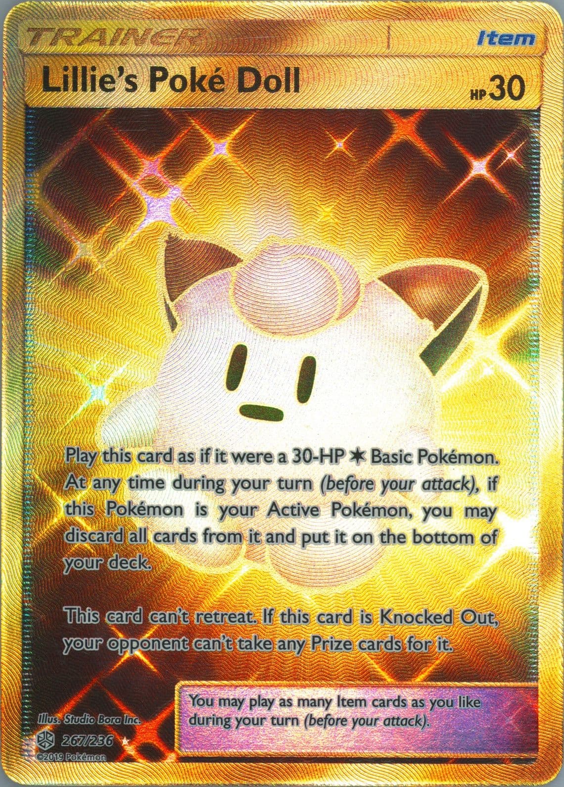 Full Art/Lillie's Poke Doll Secret (267) 2019 Pokemon Sun & Moon Cosmic Eclipse