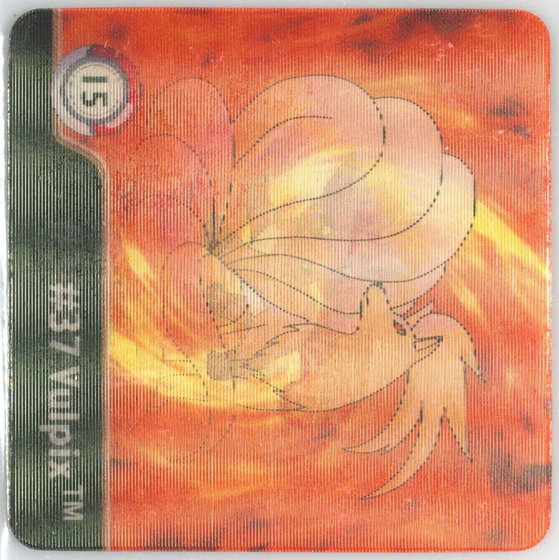 Ninetales/Vulpix (15) 1999 Pokemon Action Flipz Series One