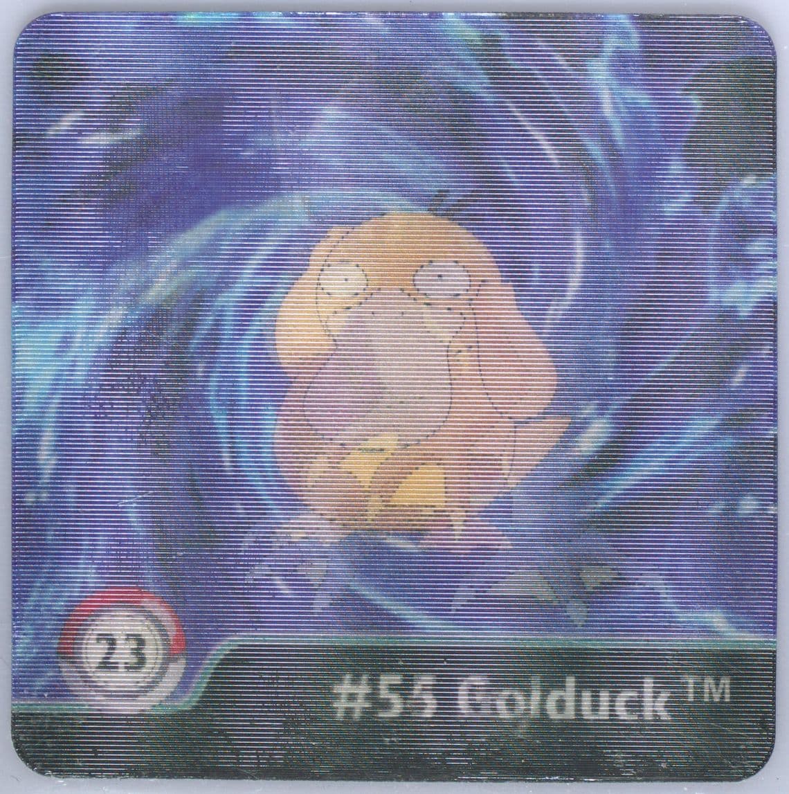 Golduck/Psyduck (23) 1999 Pokemon Action Flipz Series One
