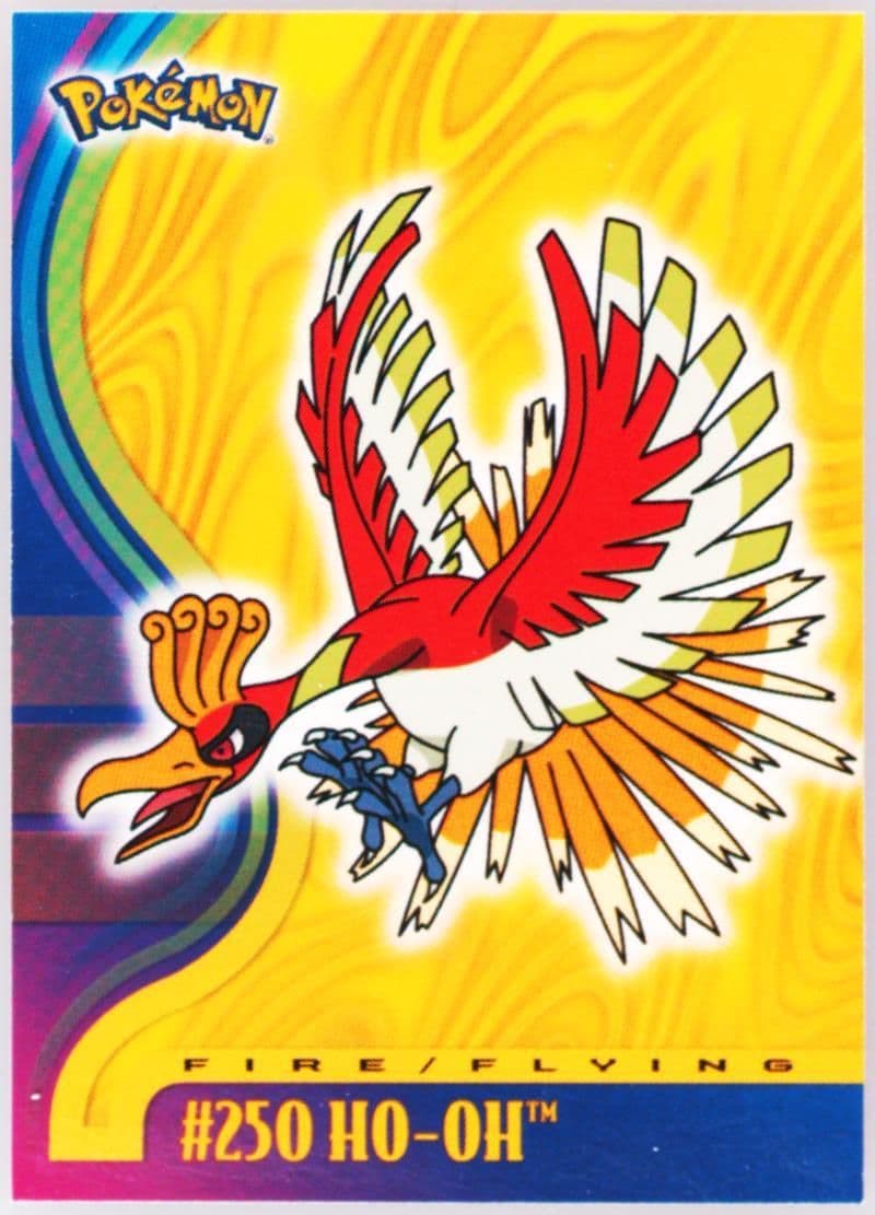 HO-Oh (250) 2001 Topps Pokemon Johto League Champions