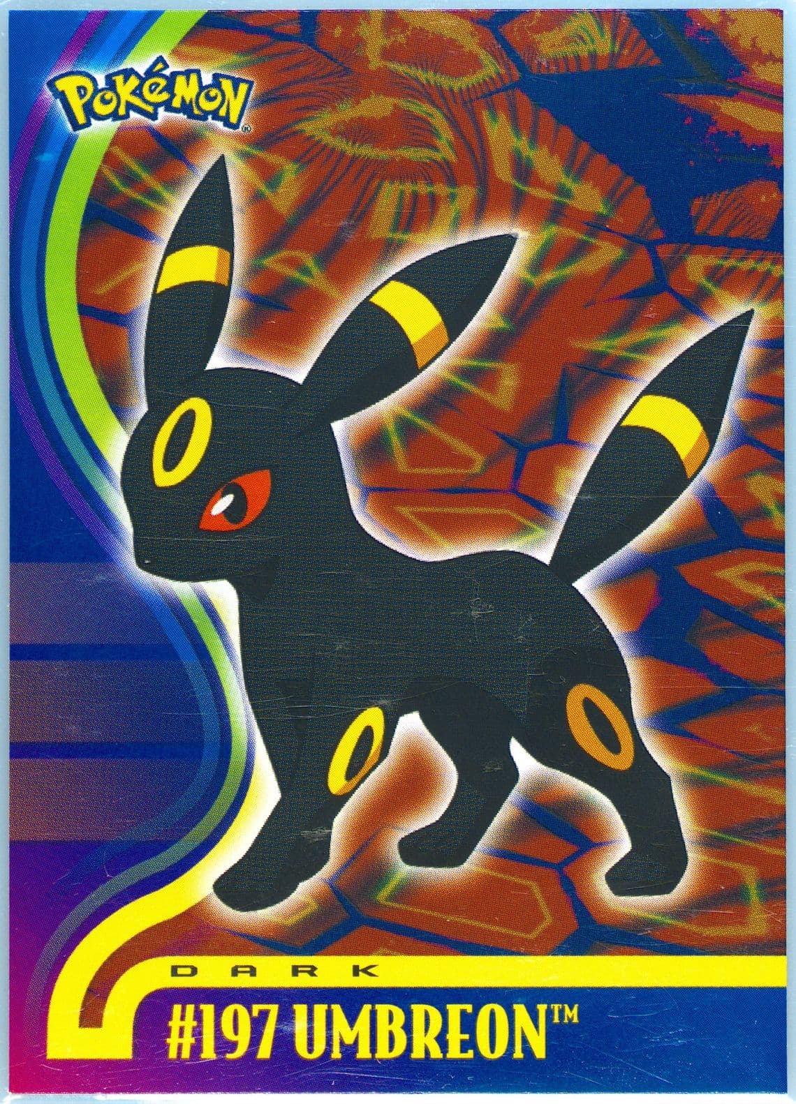 Umbreon (197) 2001 Topps Pokemon Johto League Champions
