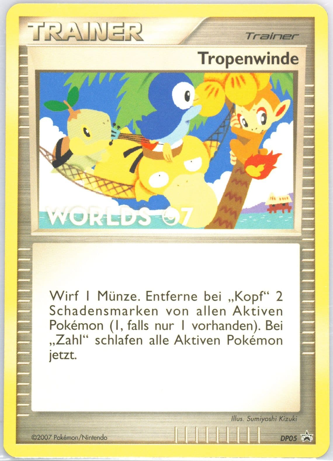 Tropical Wind German (DP05) 2007 Pokemon World Championships Promo