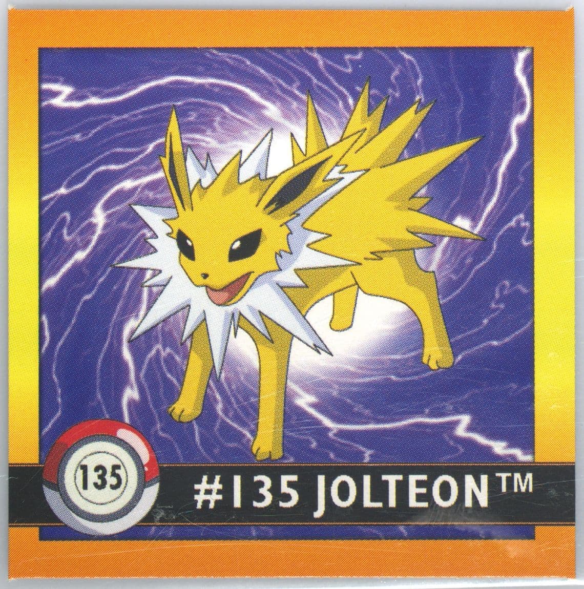 Jolteon (135) 1999 Pokemon Stickers Series 1