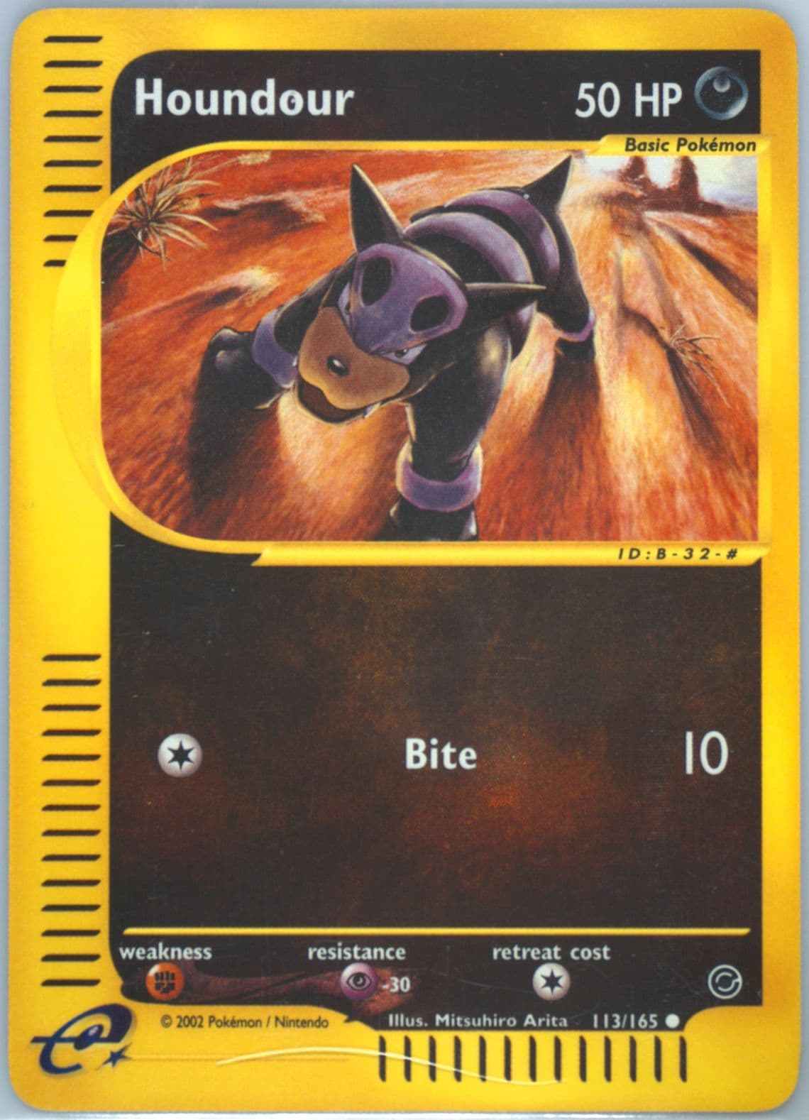Houndour-Reverse Foil (113) 2002 Pokemon Expedition