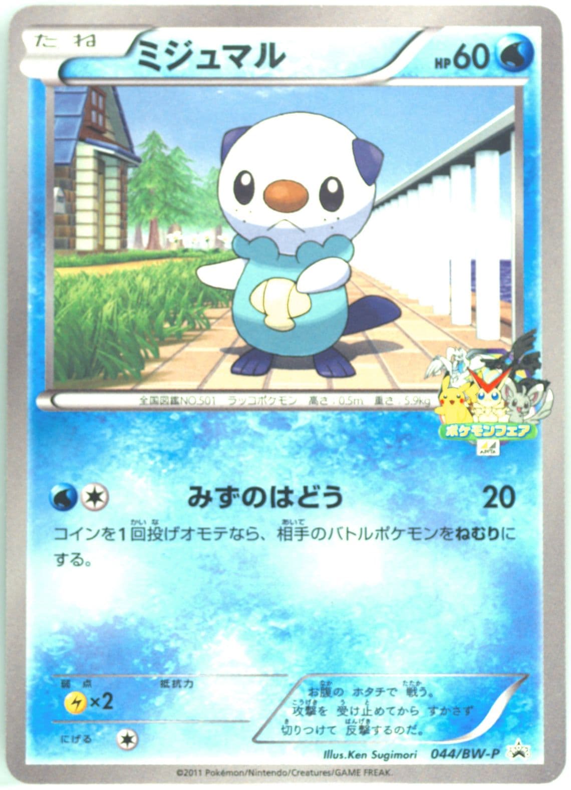 Oshawott Apita BW Quiz Rally (44) 2011 Pokemon Japanese Black & White Promo