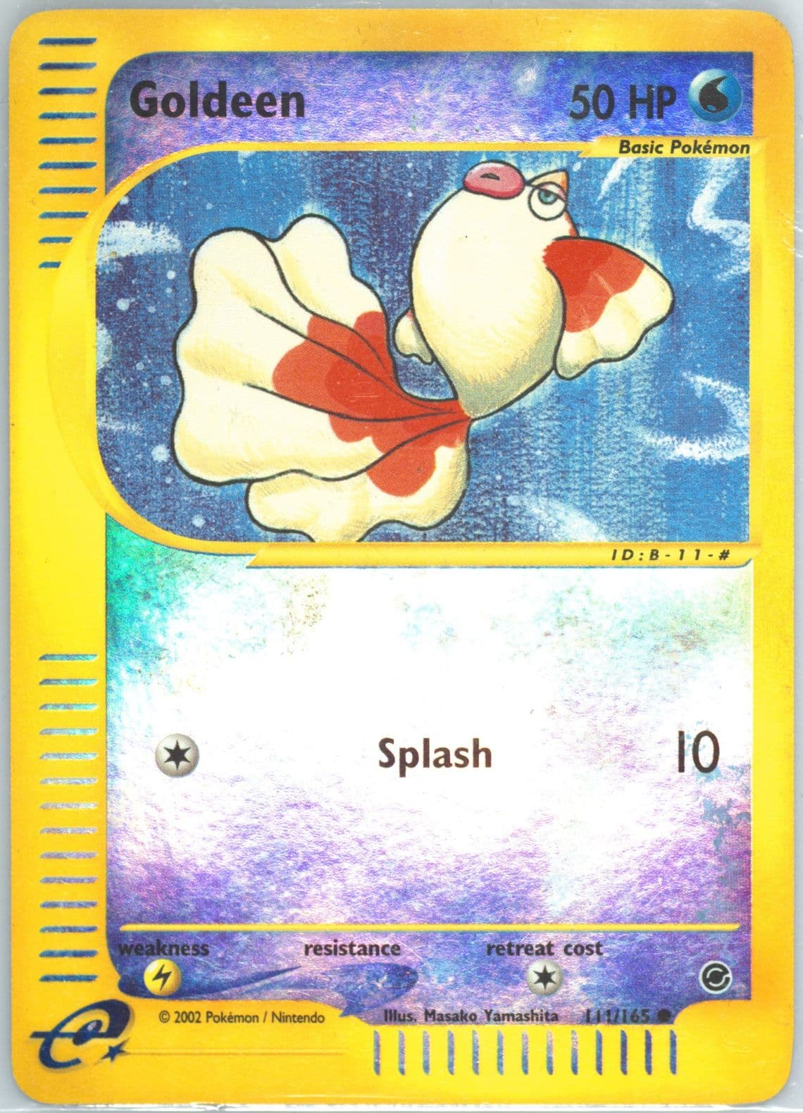 Goldeen-Reverse Foil (111) 2002 Pokemon Expedition