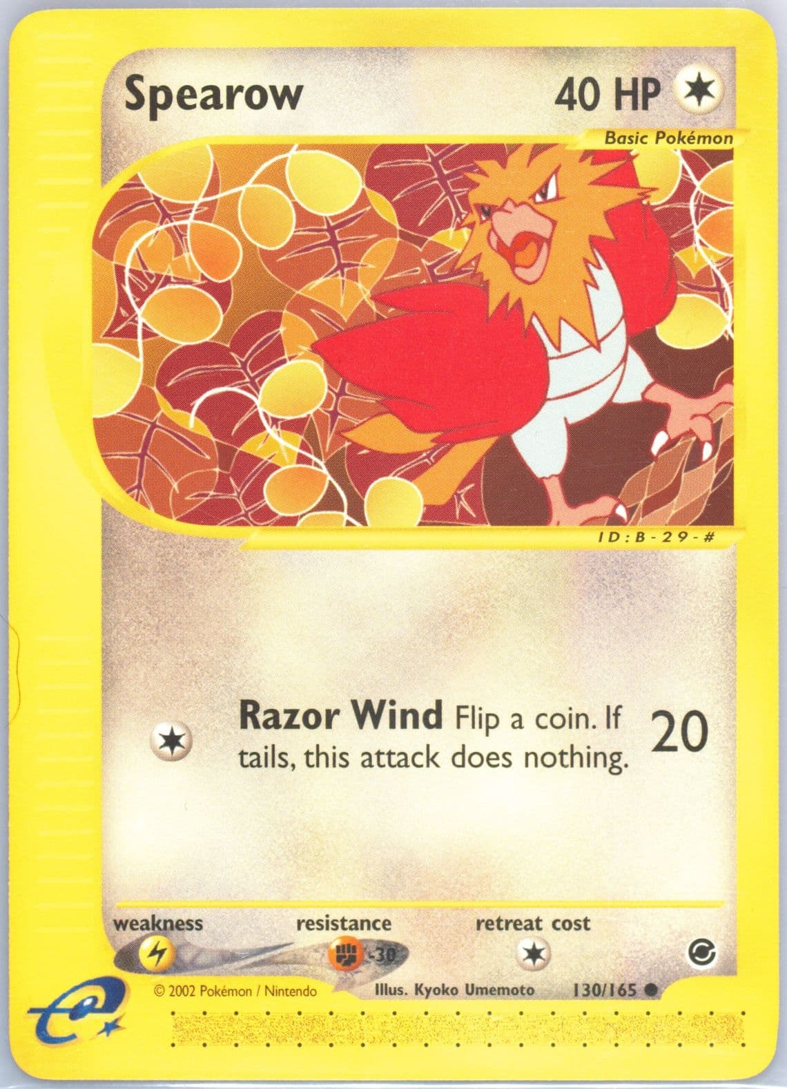 Spearow (130) 2002 Pokemon Expedition