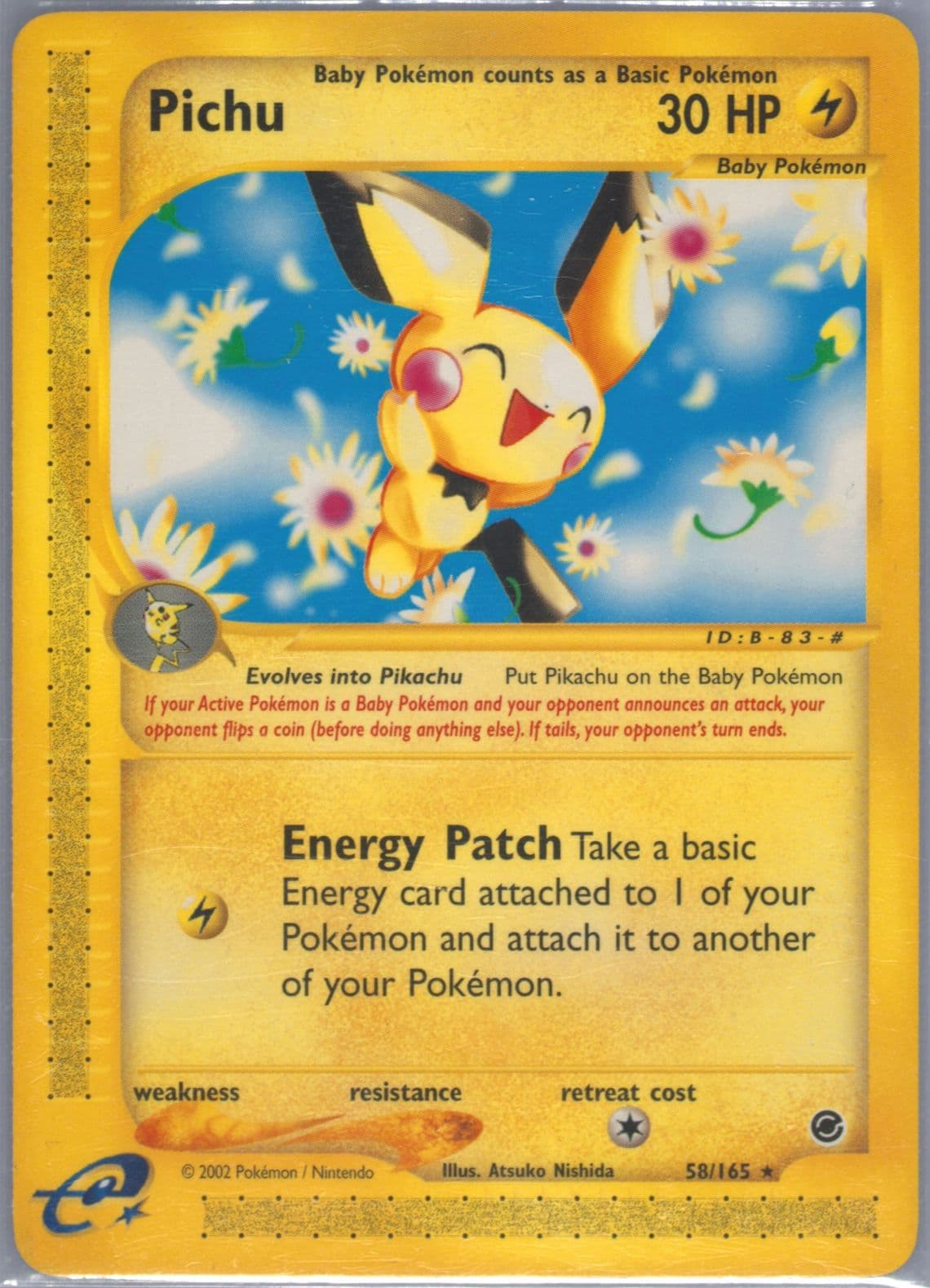 Pichu (58) 2002 Pokemon Expedition