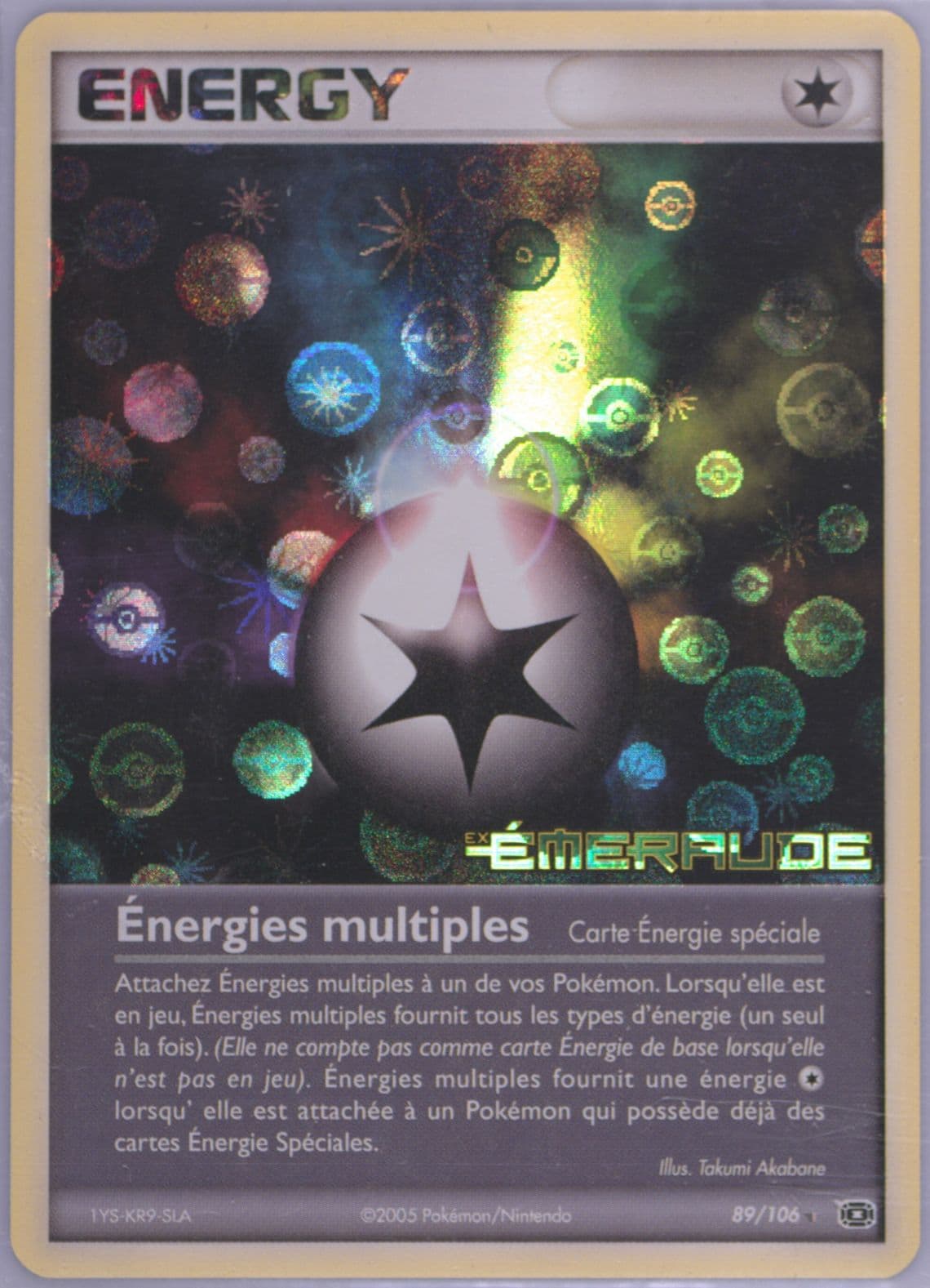 Energies Multiples-Reverse Foil French (89) 2005 Pokemon EX Emerald