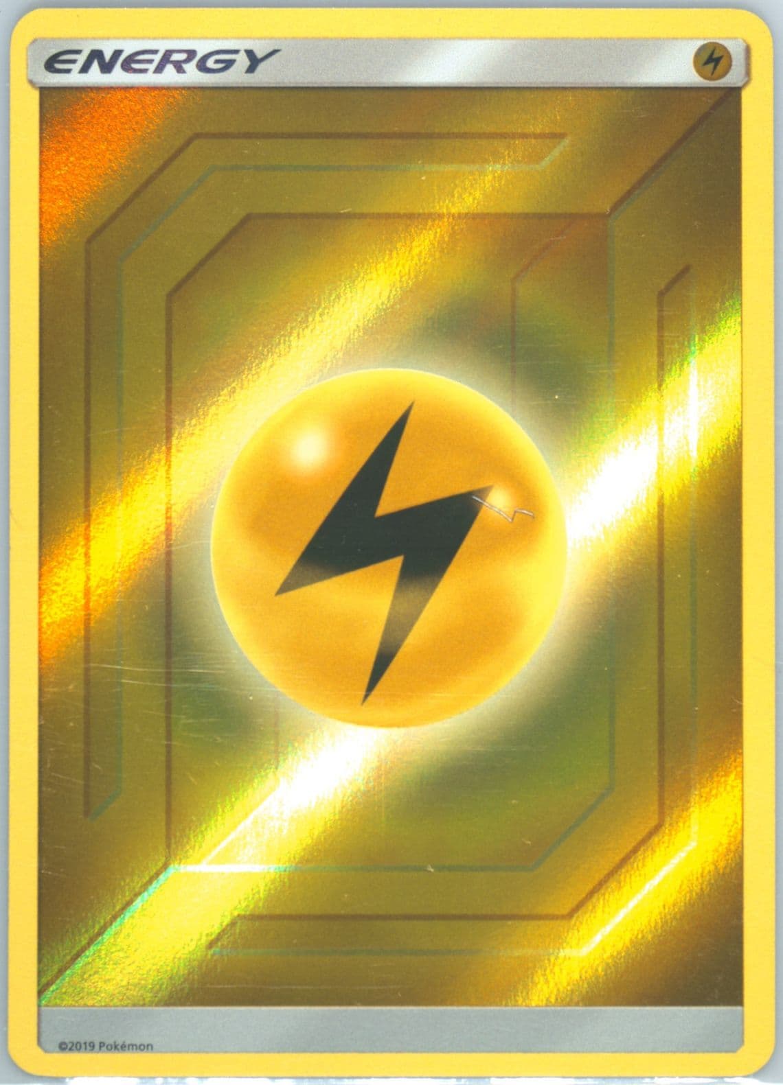 Lightning Energy-Reverse Foil 2019 Pokemon Sun & Moon Hidden Fates