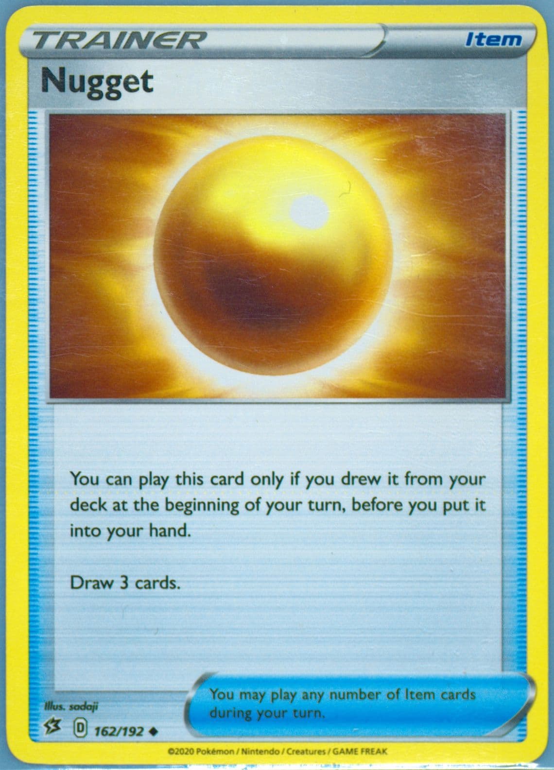 Nugget (162) 2020 Pokemon Sword & Shield Rebel Clash