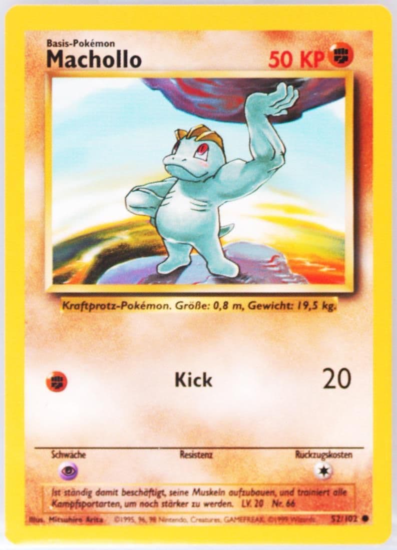 Machollo (52) 1999 Pokemon German