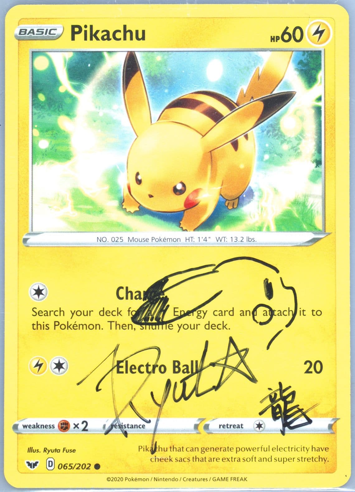 Pikachu (065) 2020 Pokemon Sword & Shield