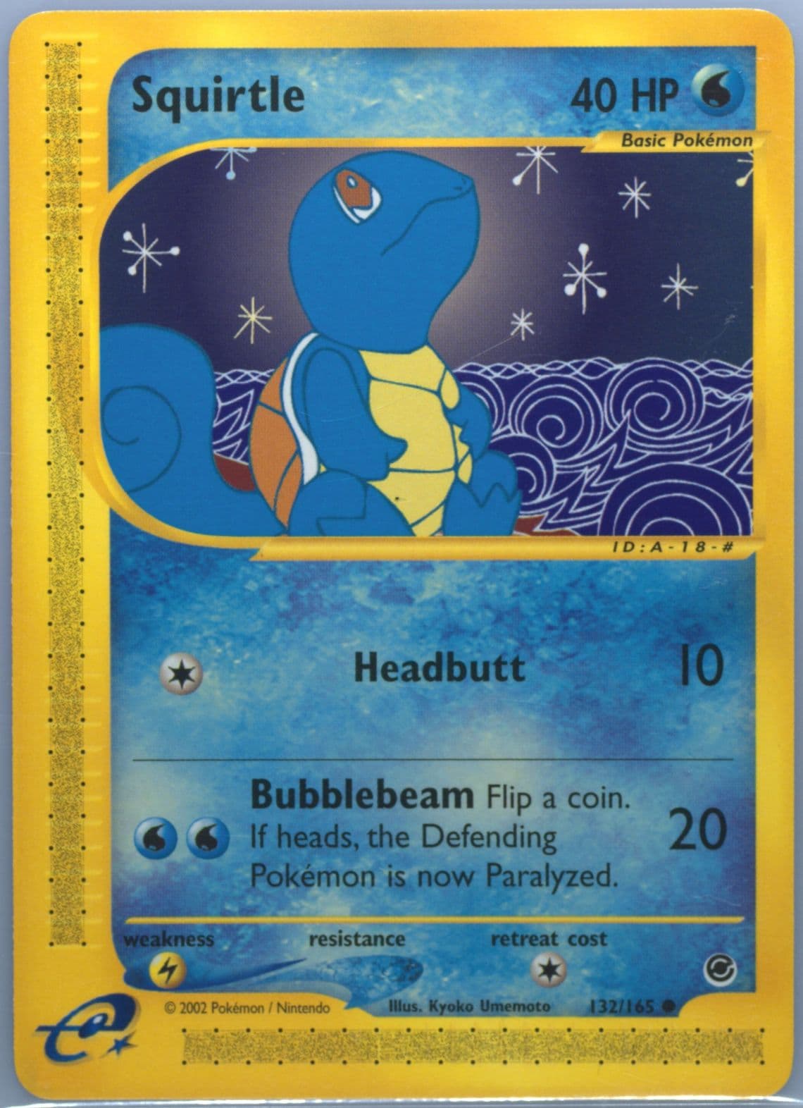 Squirtle (132) 2002 Pokemon Expedition