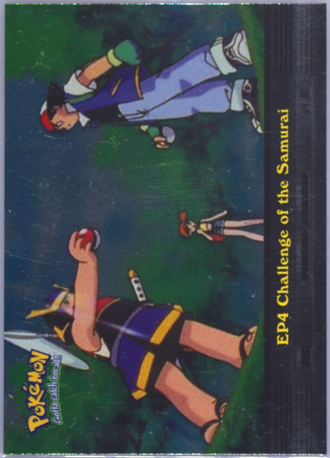 Challenge of the Samurai Foil (EP4) 2000 Topps Pokemon TV Animation Series 2 Episode Cards