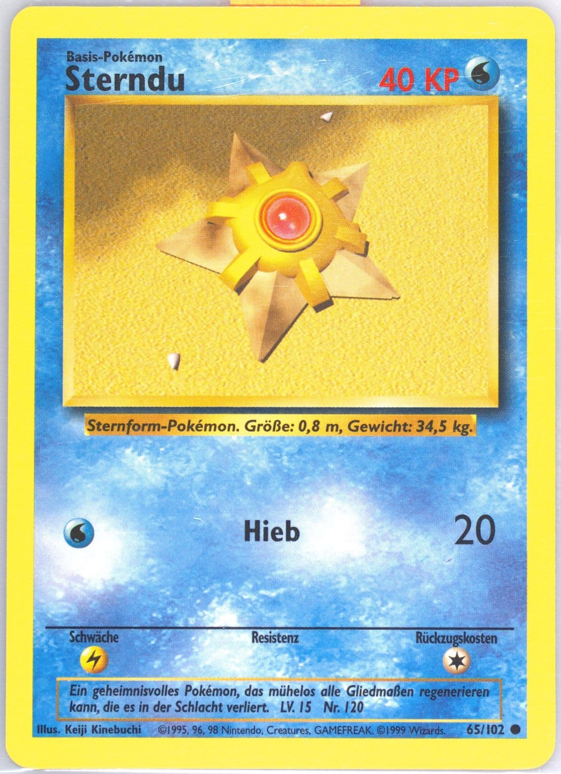 Sterndu (65) 1999 Pokemon German