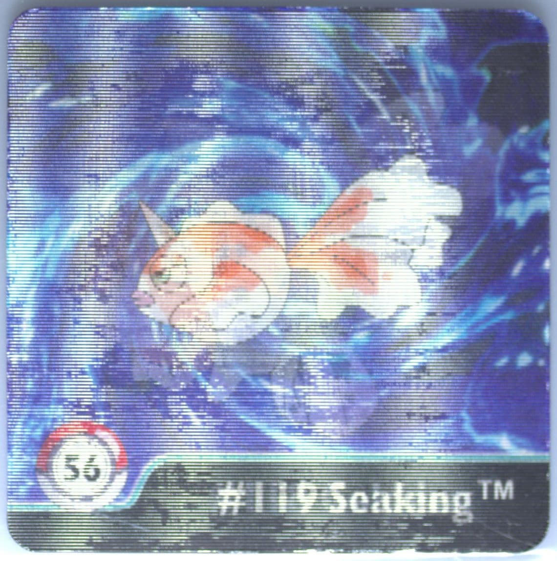 Goldeen/Seaking (56) 1999 Pokemon Action Flipz Series One