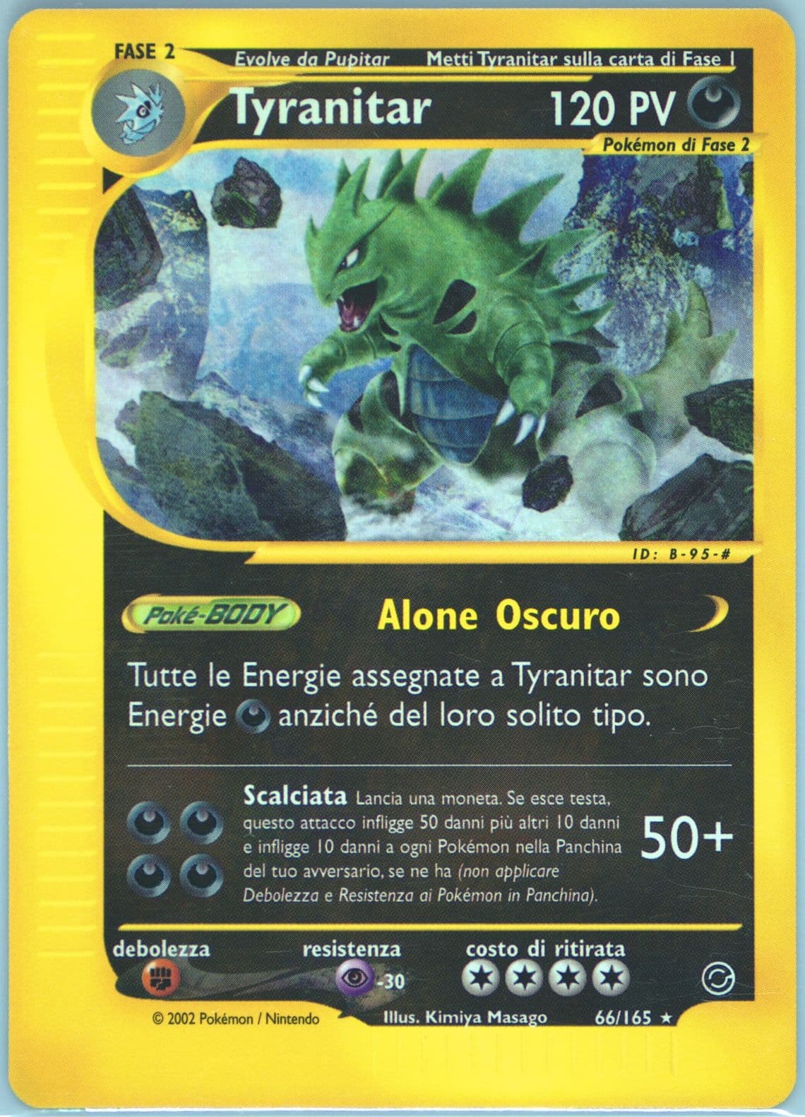 Tyranitar Italian (66) 2002 Pokemon Expedition