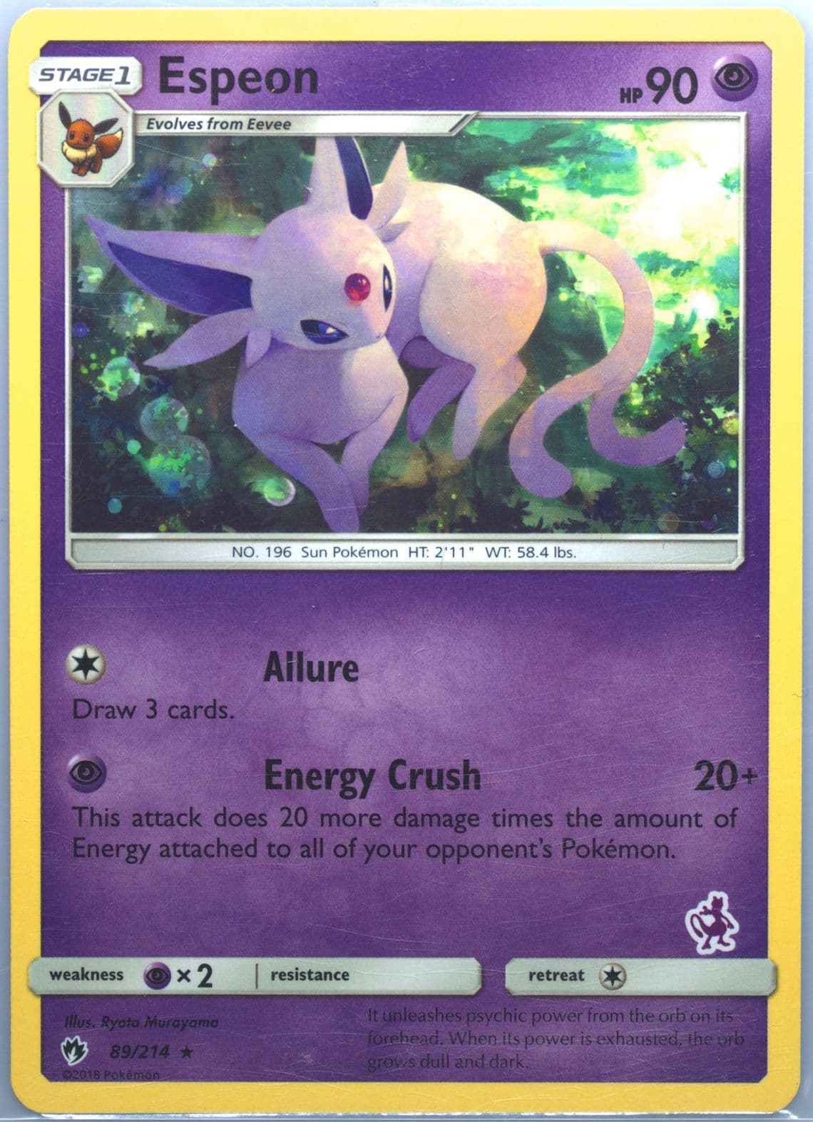 Espeon (89) 2020 Pokemon Battle Academy