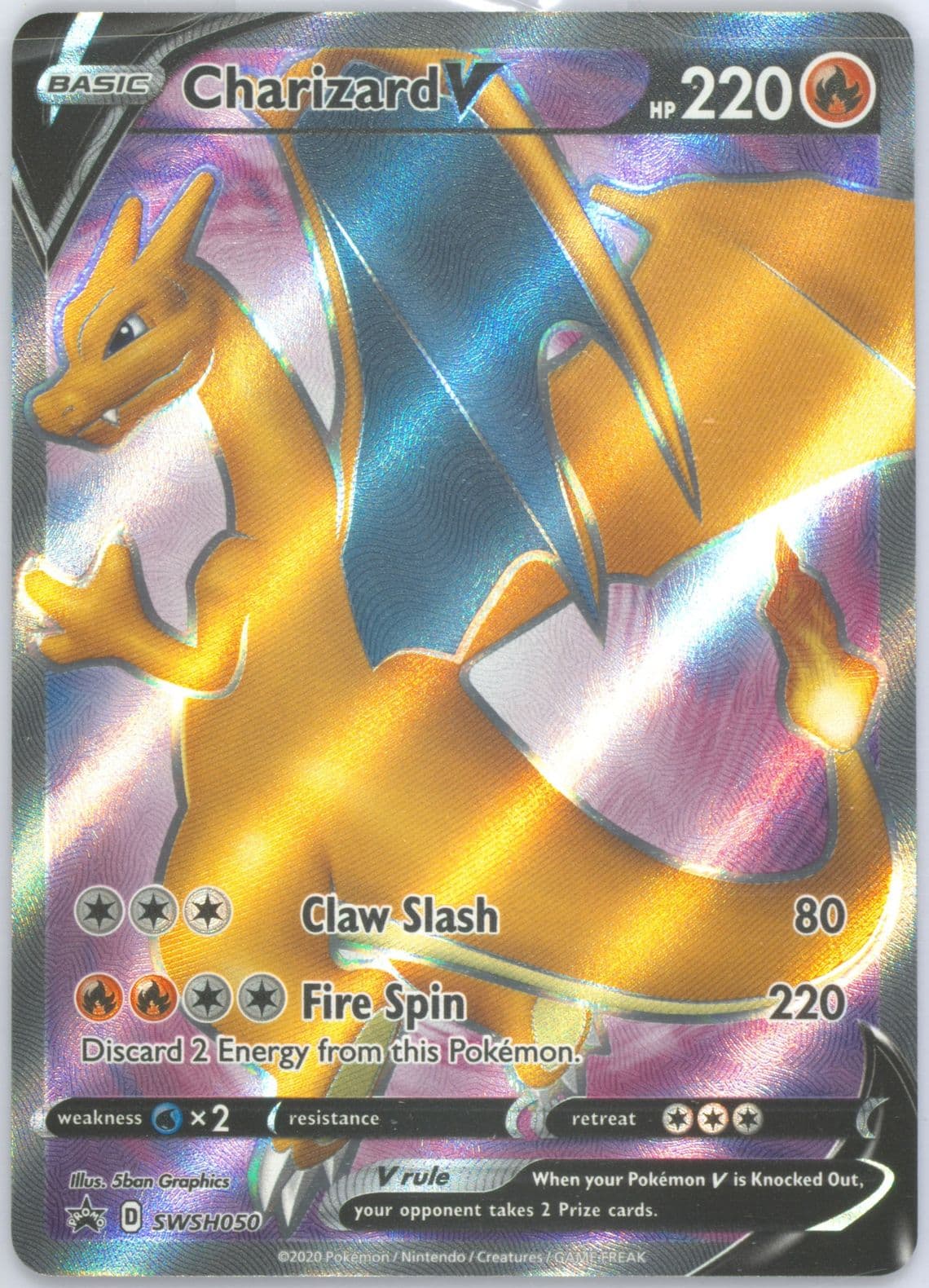 Charizard V Champion's Path Elite Trainer Box (050) 2020 Pokemon Swsh Black Star Promo
