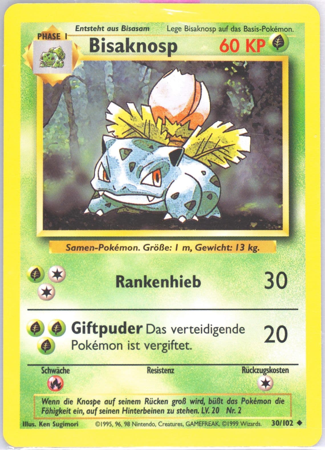 Bisaknosp (30) 1999 Pokemon German