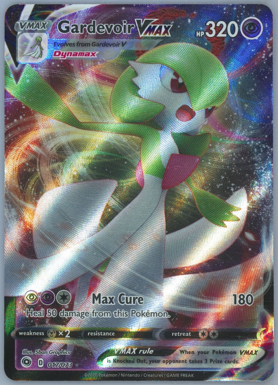 Full Art/Gardevoir Vmax (017) 2020 Pokemon Sword & Shield Champion's Path
