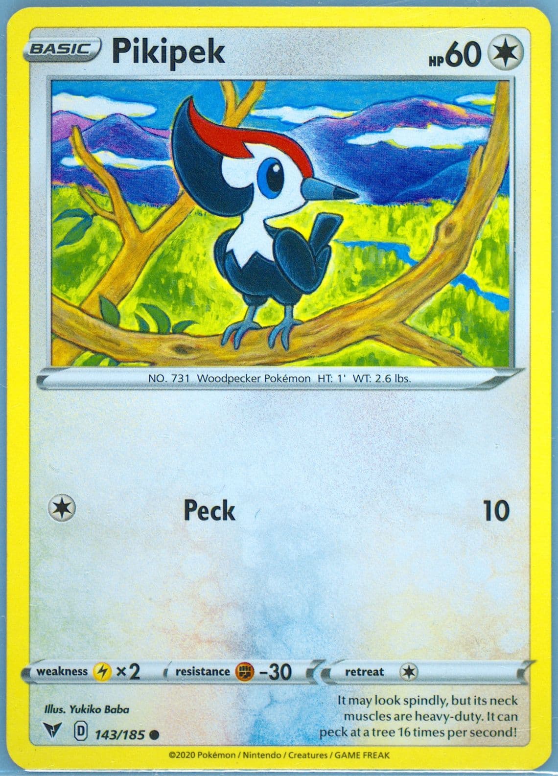 Pikipek (143) 2020 Pokemon Sword & Shield Vivid Voltage