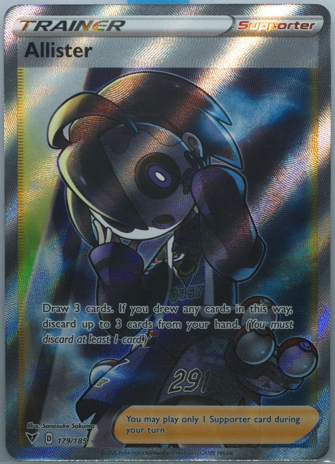 Full Art/Allister (179) 2020 Pokemon Sword & Shield Vivid Voltage