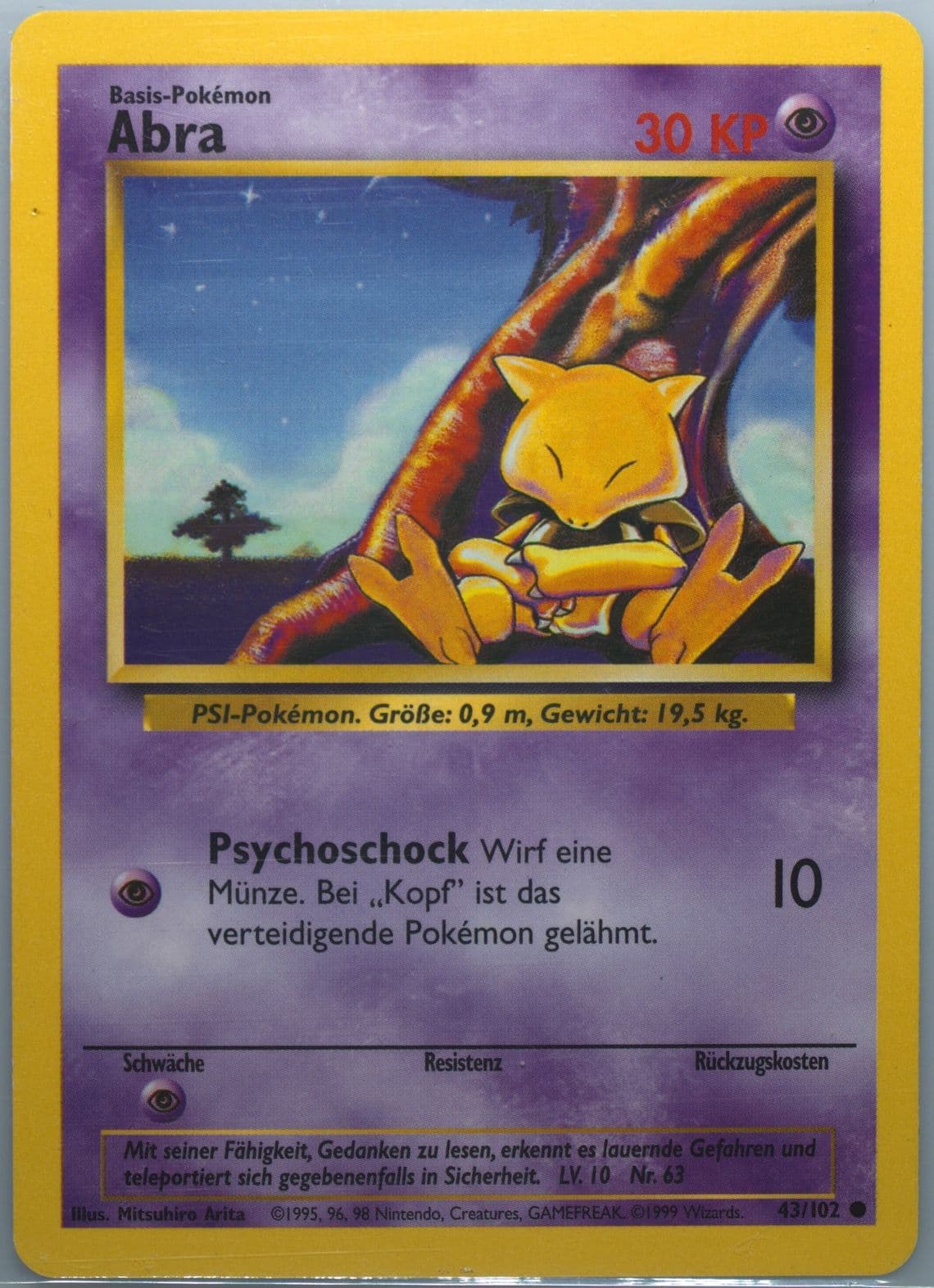 Abra (43) 1999 Pokemon German