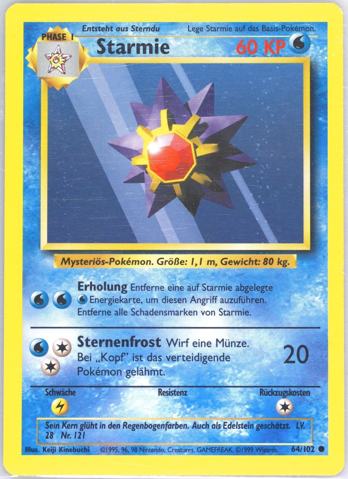 Starmie (64) 1999 Pokemon German