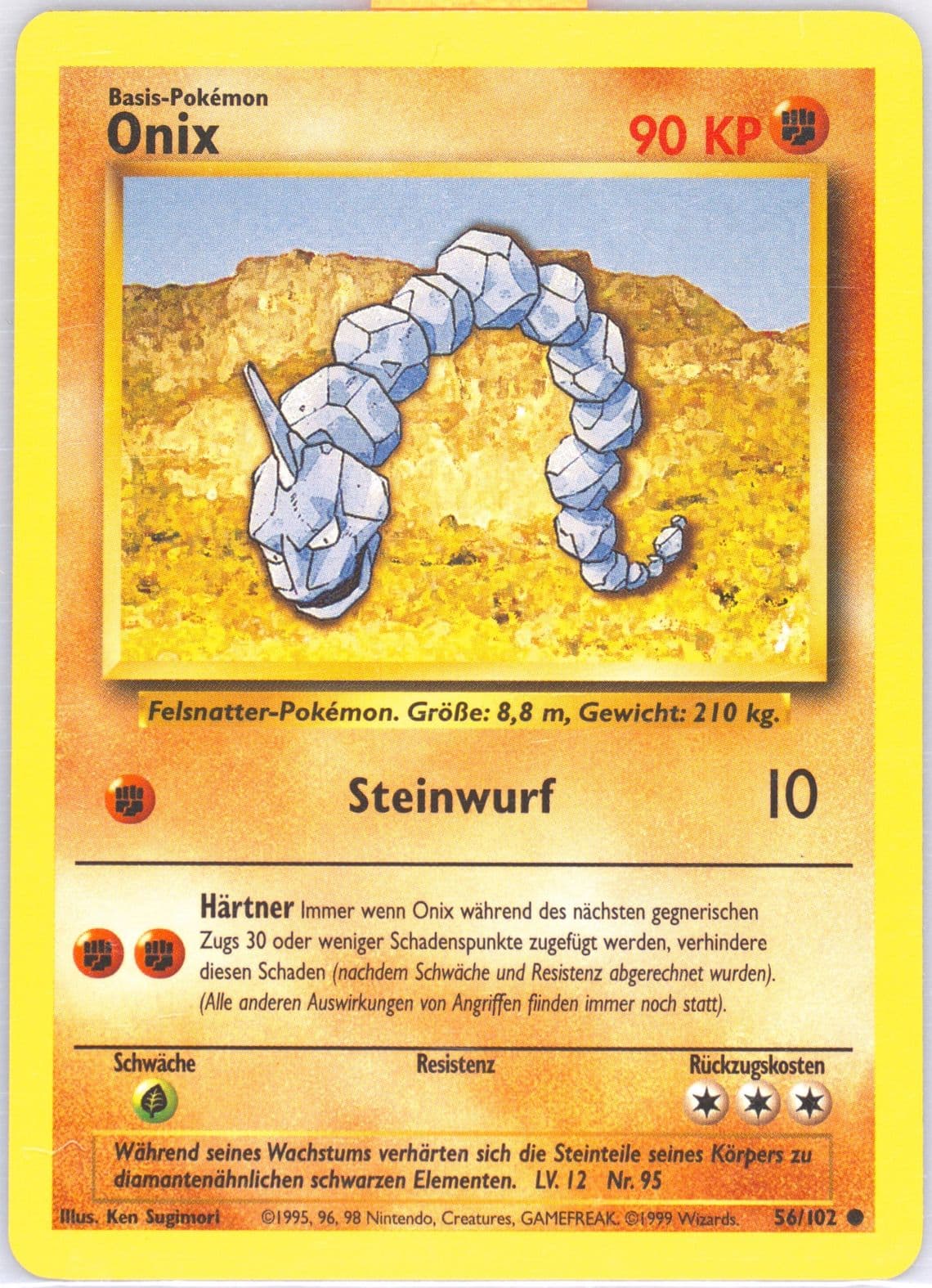 Onix (56) 1999 Pokemon German