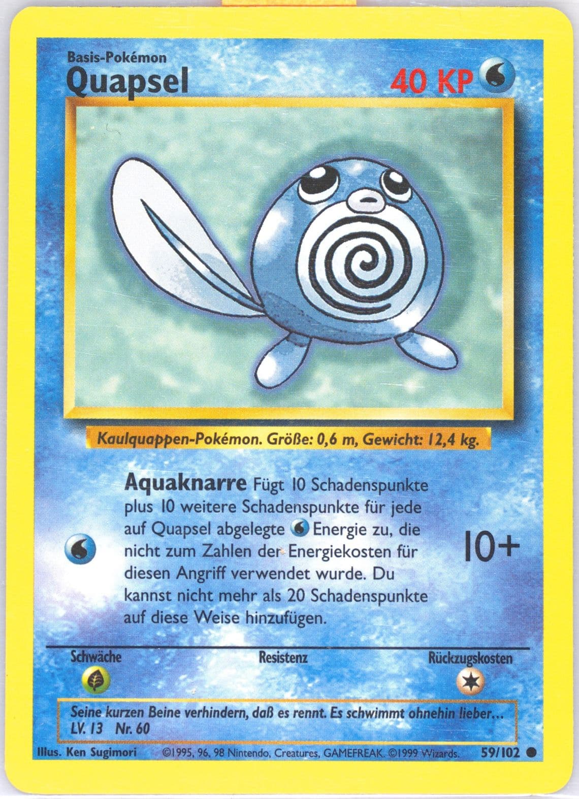 Quapsel (59) 1999 Pokemon German