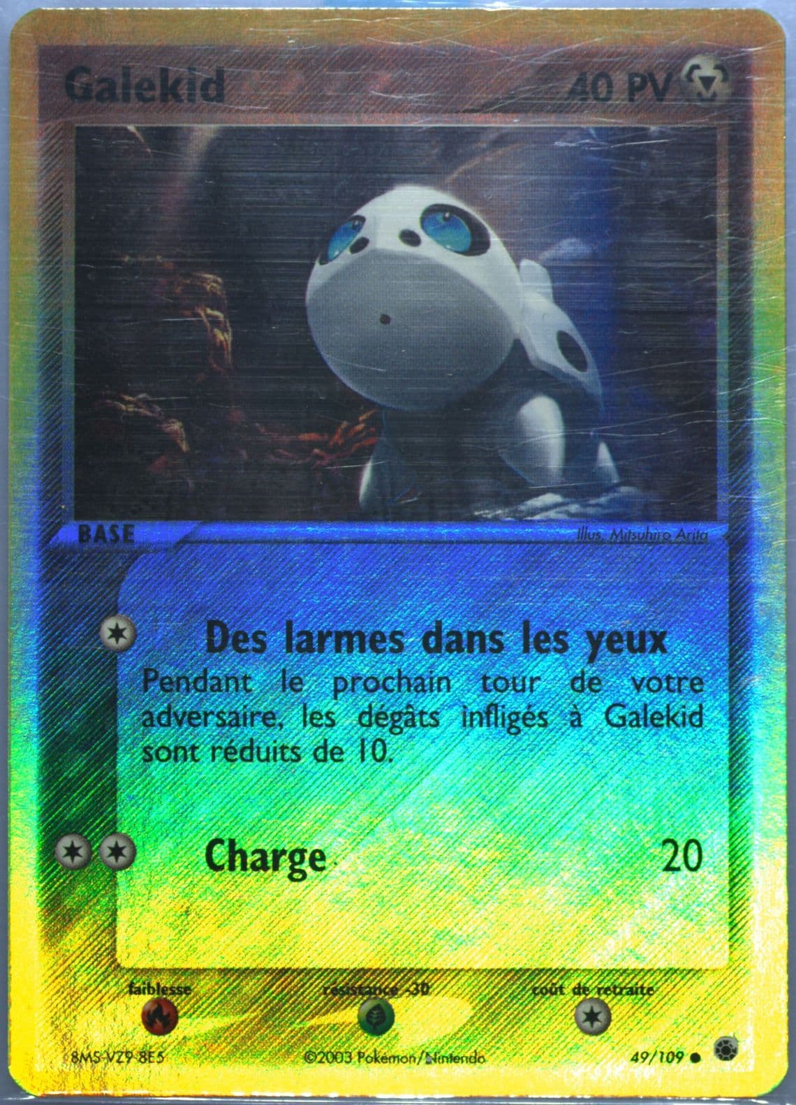 Galekid-Reverse Foil French (49) 2003 Pokemon EX Ruby & Sapphire