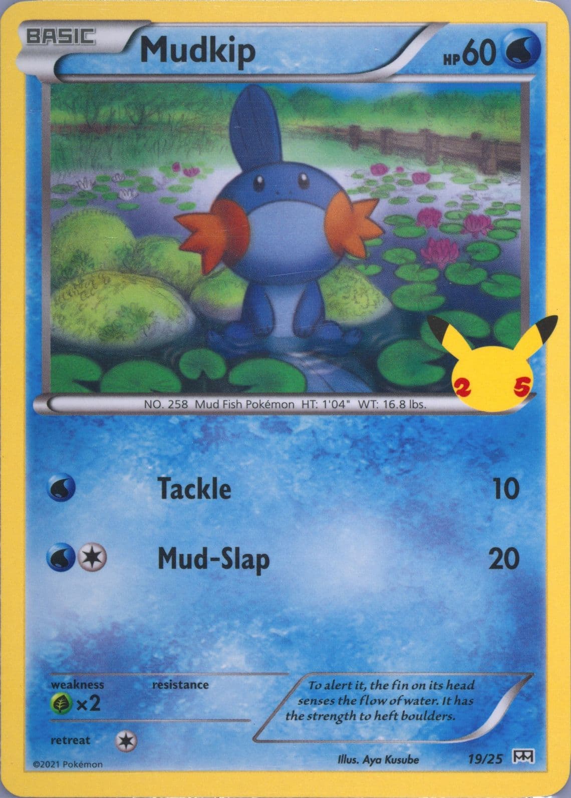 Mudkip (19) 2021 Pokemon Mcdonald's Collection