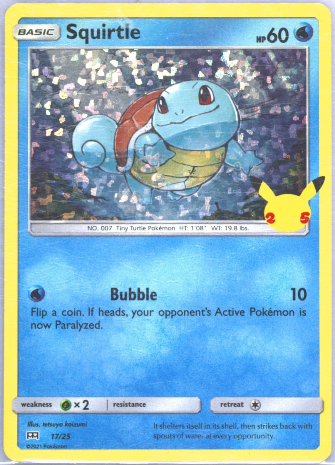 Squirtle-Holo (17) 2021 Pokemon Mcdonald's Collection