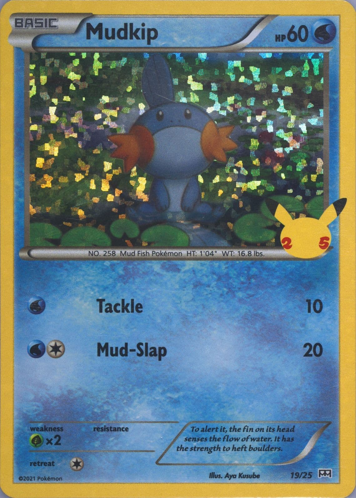 Mudkip-Holo (19) 2021 Pokemon Mcdonald's Collection