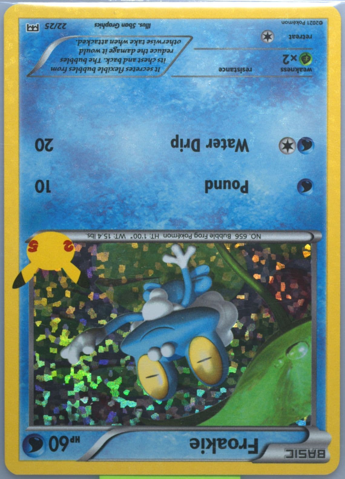 Froakie-Holo (22) 2021 Pokemon Mcdonald's Collection