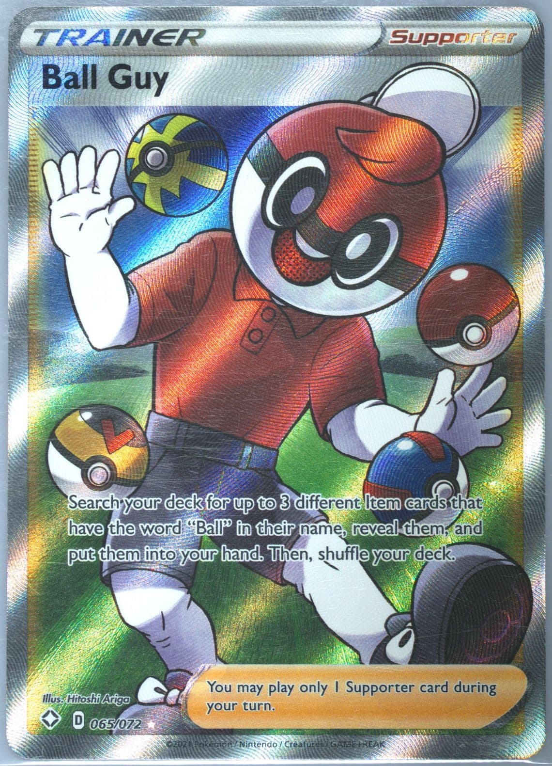 Full Art/Ball Guy (065) 2021 Pokemon Sword & Shield Shining Fates