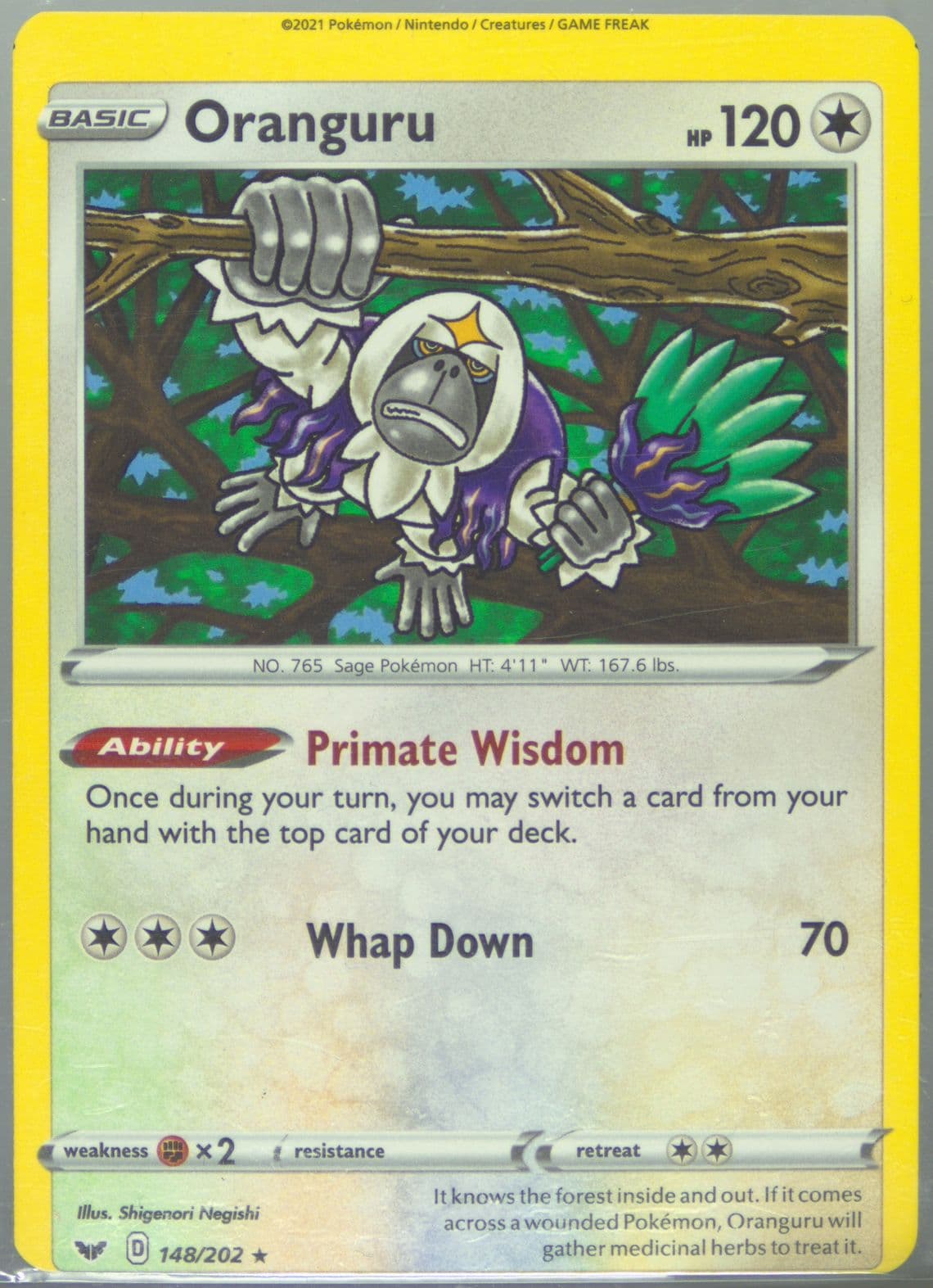 Oranguru Zacian V League Battle Deck (148) 2020 Pokemon Sword & Shield