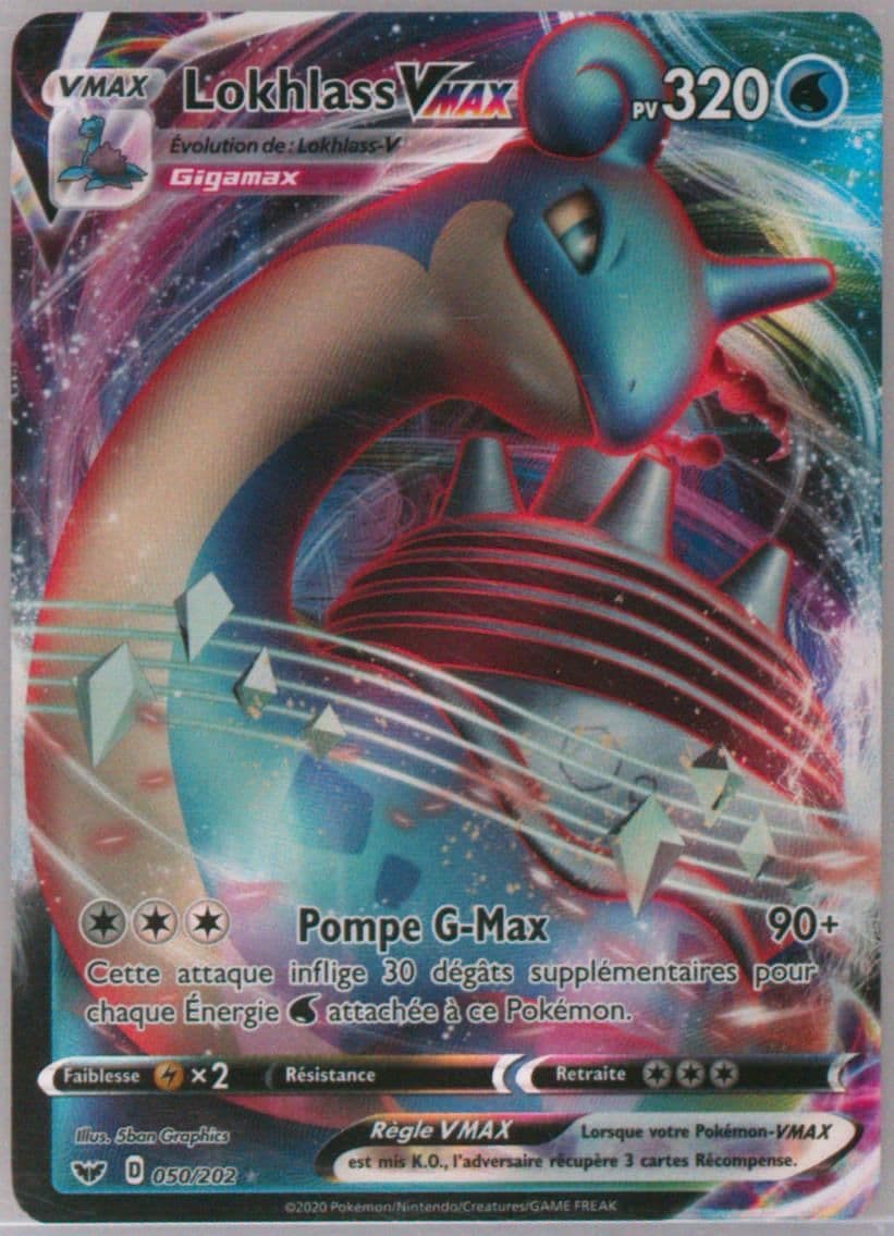 Full Art/Loklass Vmax French (050) 2020 Pokemon Sword & Shield