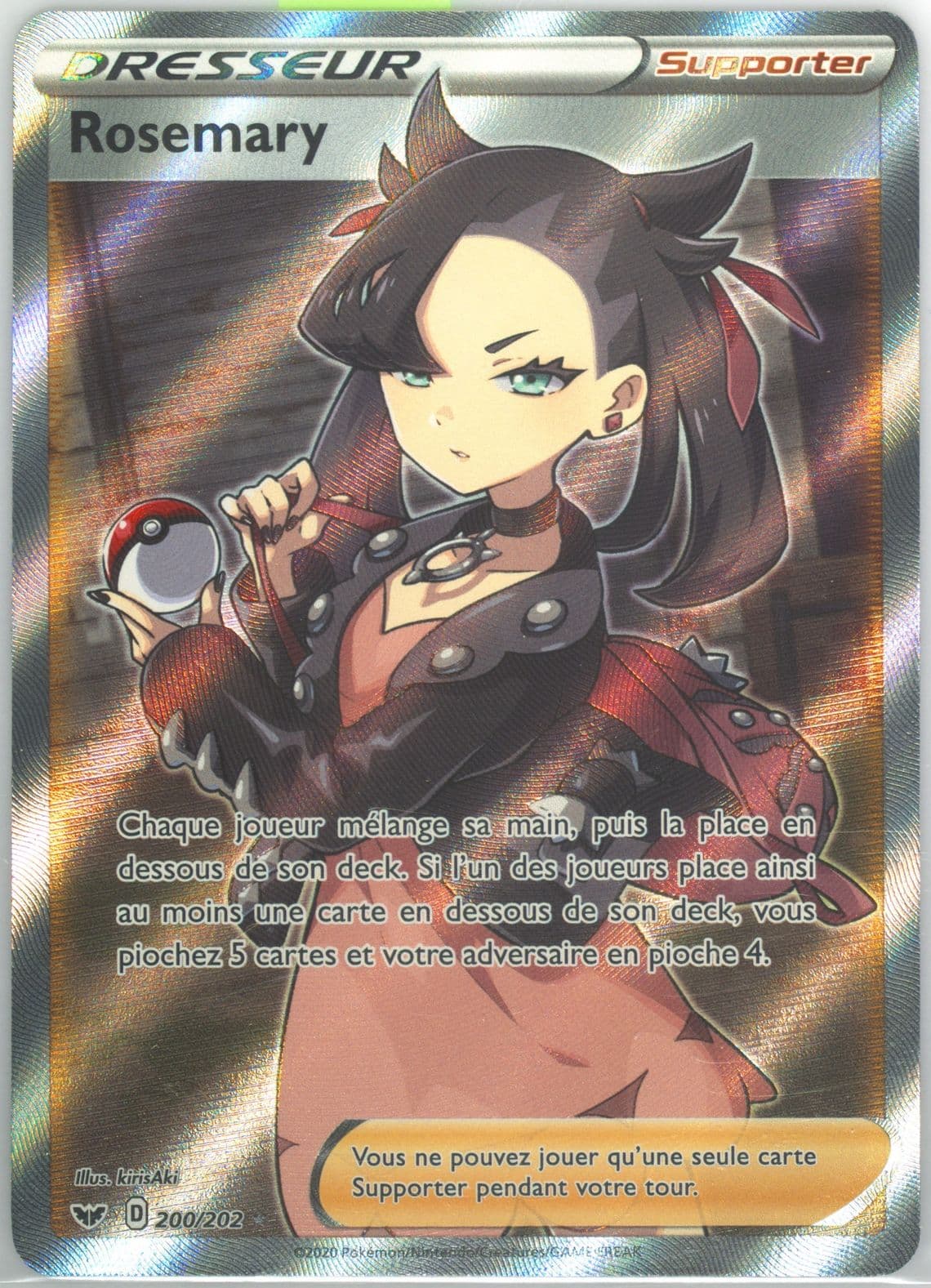 Full Art/Rosemary French (200) 2020 Pokemon Sword & Shield