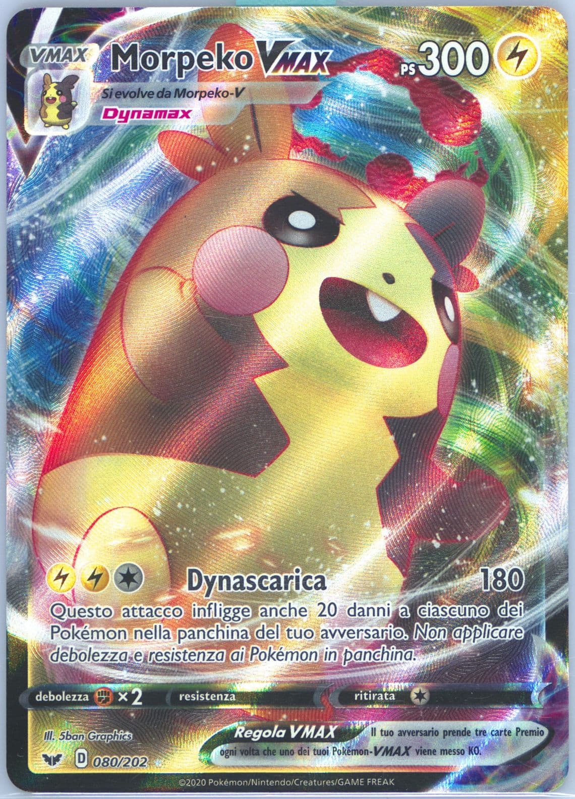Full Art/Morpeko Vmax Italian (080) 2020 Pokemon Sword & Shield