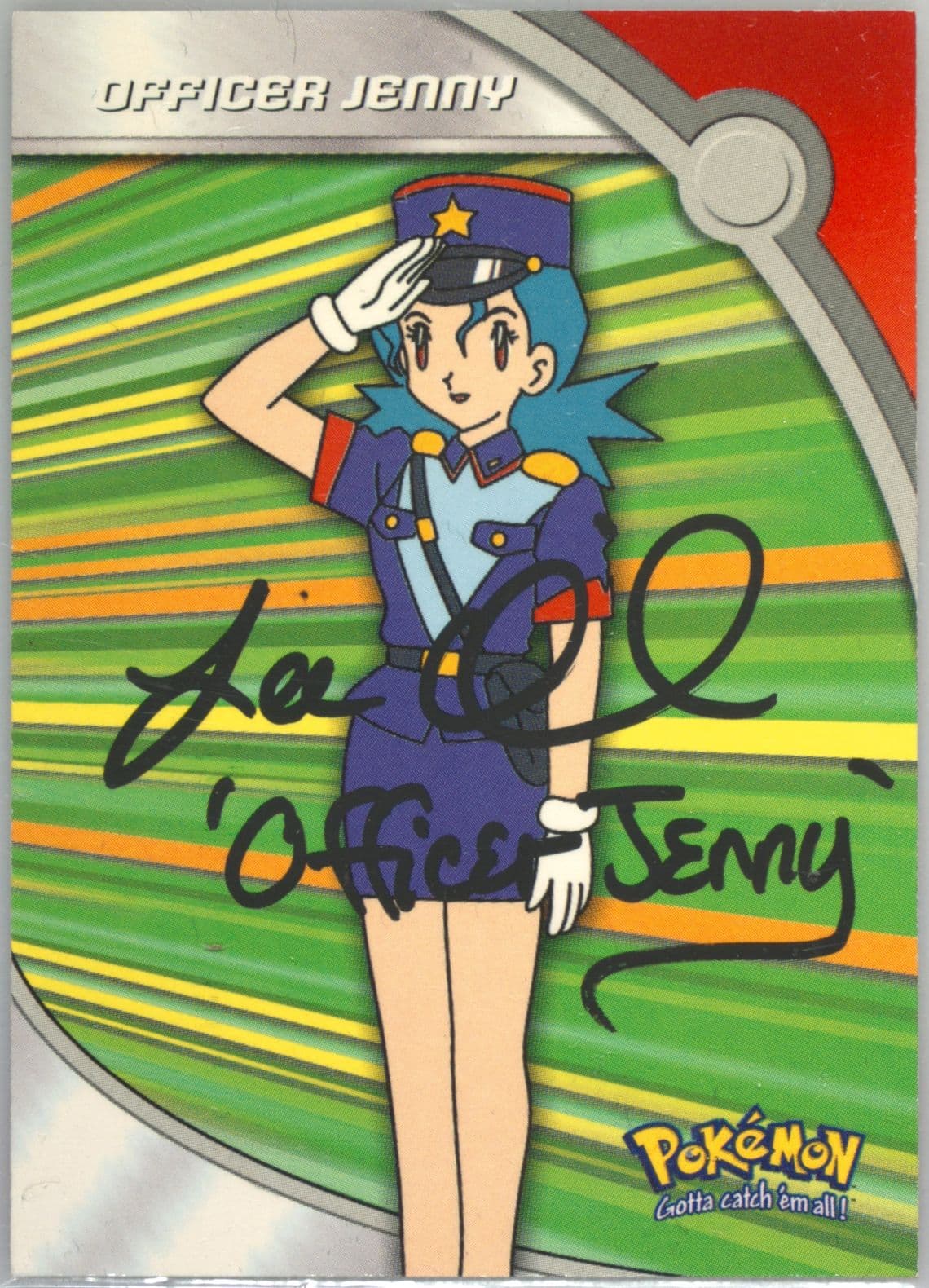 Officer Jenny (HV17) 2000 Topps Pokemon TV Animation Series 3 Heroes & Villains