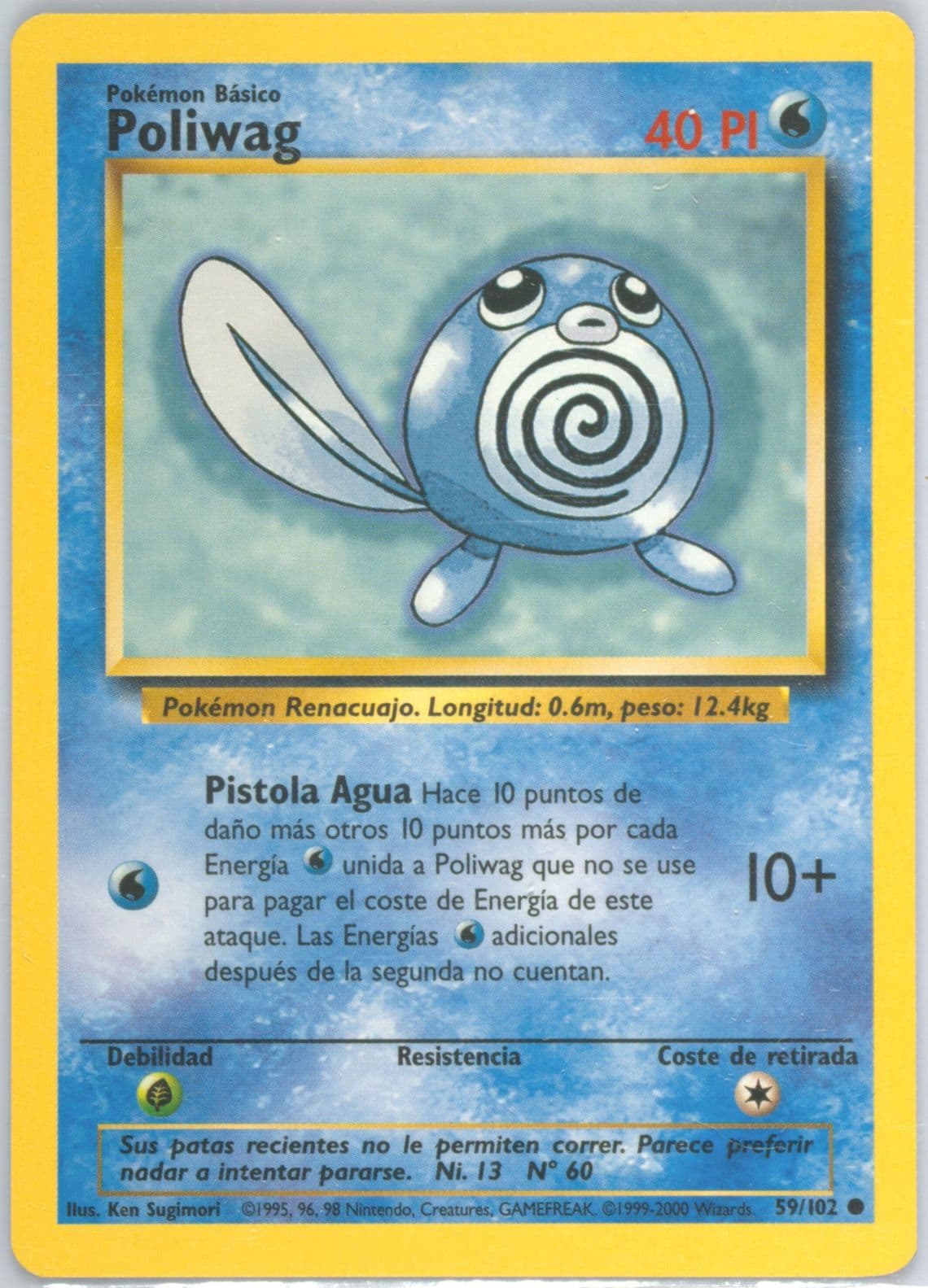 Poliwag (59) 1999 Pokemon Spanish