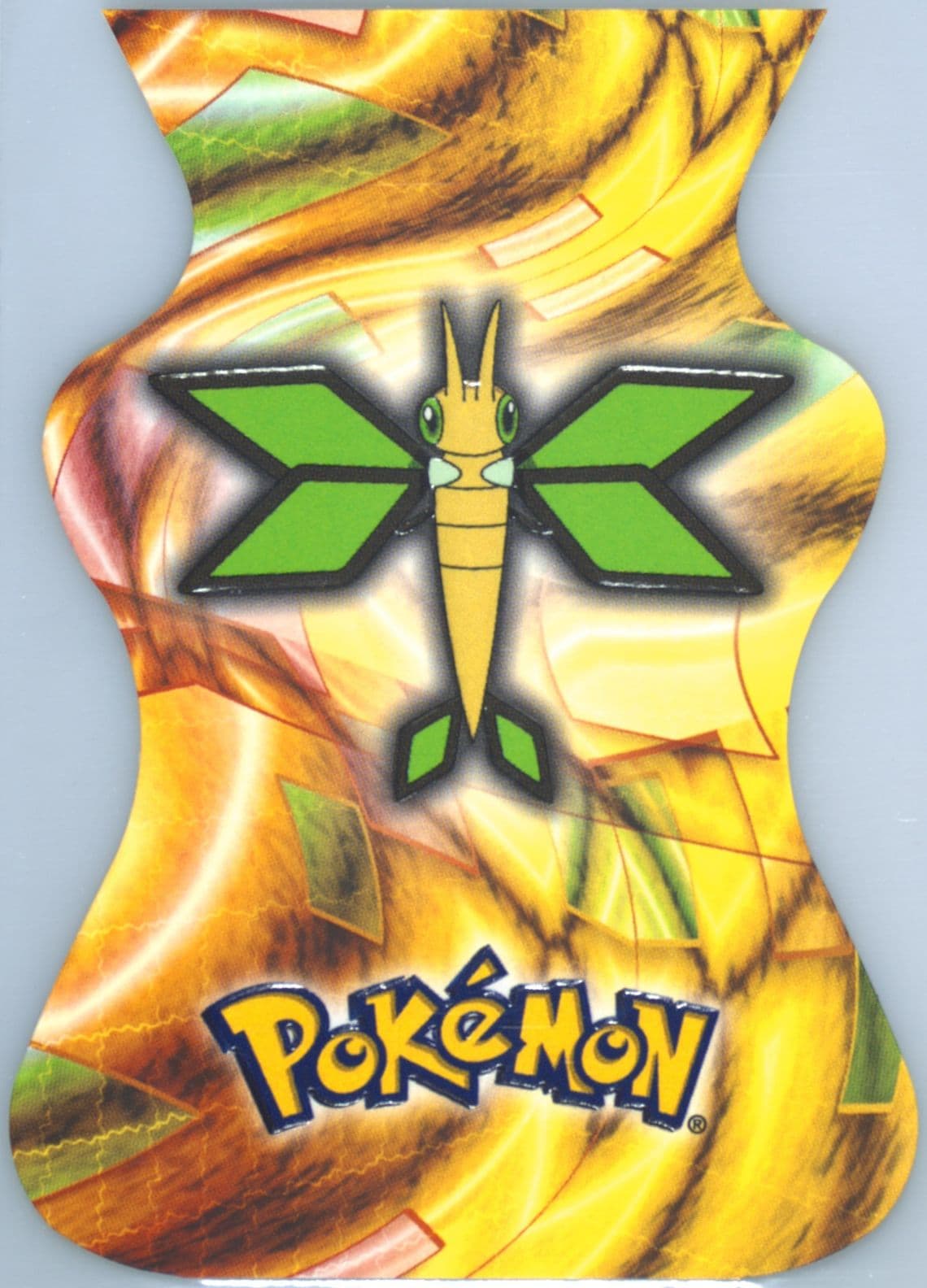 Vibrava (14) 2004 Topps Pokemon Advanced Challenge Evolution Die-Cuts