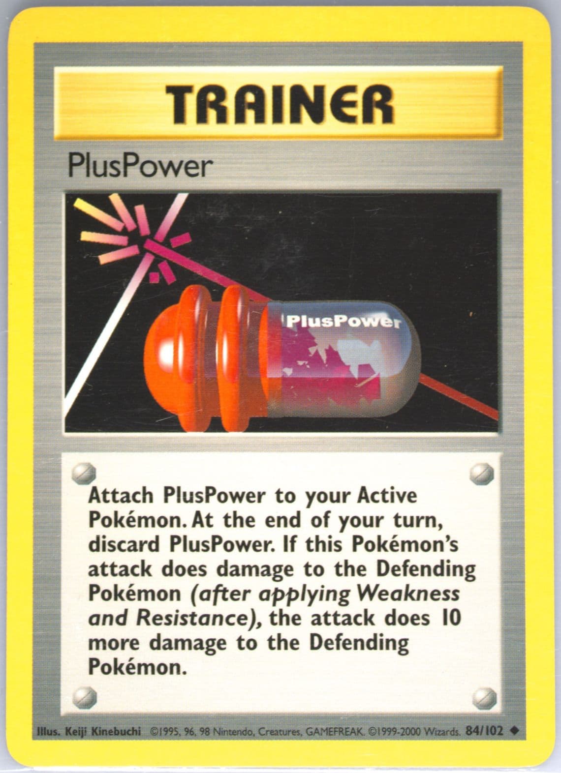 Pluspower Base Set 1999-2000 (84) 1999 Pokemon Game